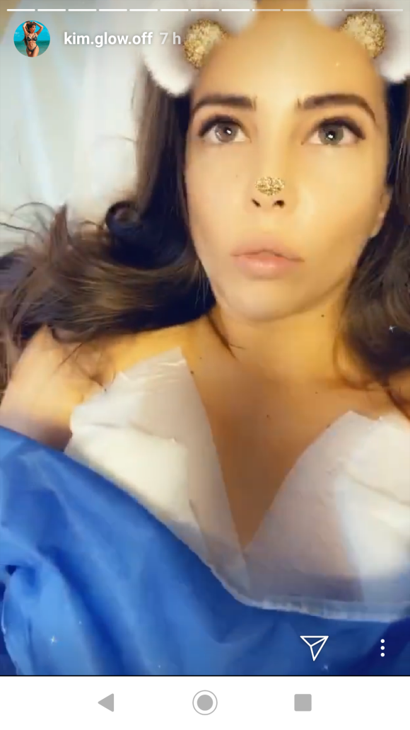 Kim Glow des "Marseilais" dévoile avoir subi une réduction mammaire, le 21 novembre 2019, sur Instagram