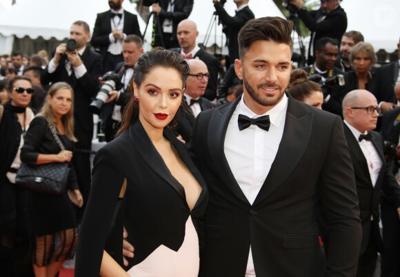 Nabilla Benattia (enceinte) et son mari Thomas Vergara - Montée des marches du film "A Hidden Life" lors du 72ème Festival International du Film de Cannes, le 19 mai 2019. © Denis Guignebourg/Bestimage