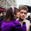 Marie Benoliel (Marie s'infiltre) - Marche contre les violences sexistes et sexuelles (marche organisée par le collectif NousToutes) de place de l'Opéra jusqu'à la place de la Nation à Paris le 23 novembre 2019.