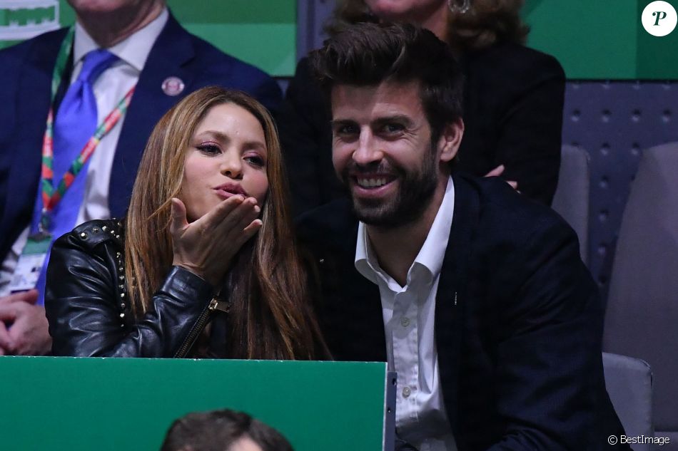 Shakira et son compagnon Gérard Piqué assistent à la finale de la Coupe
