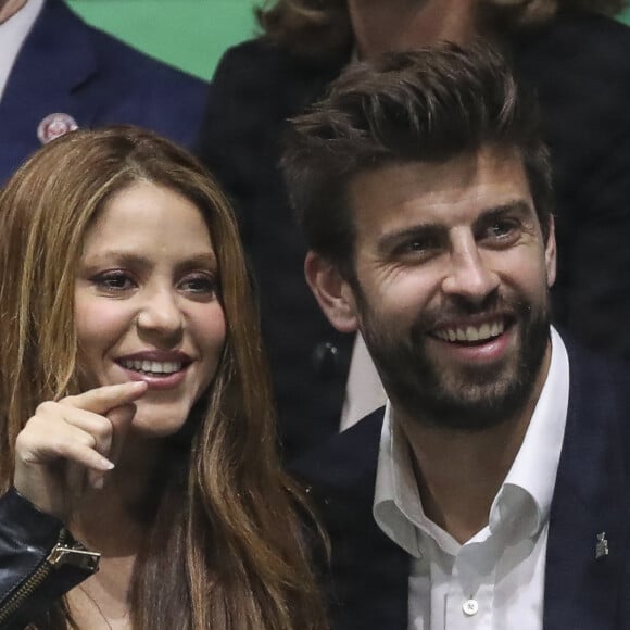 Shakira et Gerard Piqué - L'Espagne remporte la Coupe Davis à Madrid, le 24 novembre 2019, grâce à la victoire de Rafael Nadal contre Denis Shapovalov (6-3, 7-6).