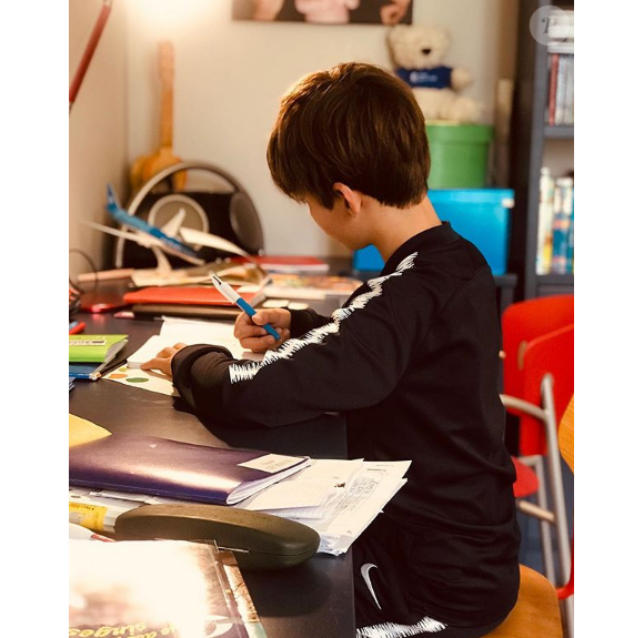 Oscar, le fils de Sylvie Tellier, sur Instagram, 12 mai 2019