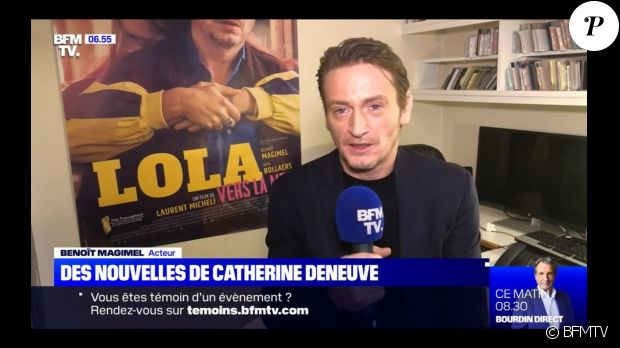 Benoît Magimel a donné des nouvelles rassurantes de Catherine Deneuve lors d&#039;une interview accordée à BFMTV le 27 novembre 2019.