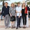 Benoît Magimel, Catherine Deneuve, Rod Paradot, Emmanuelle Bercot, Sara Forestier - Photocall du film "La tête haute" (hors compétition) lors du 68ème festival de Cannes le 13 mai 2015.
