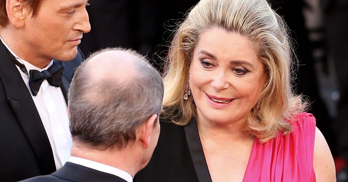 Film Avec Benoit Magimel Et Catherine Deneuve Benoît Magimel, Catherine Deneuve - Montée des marches du film La Tête