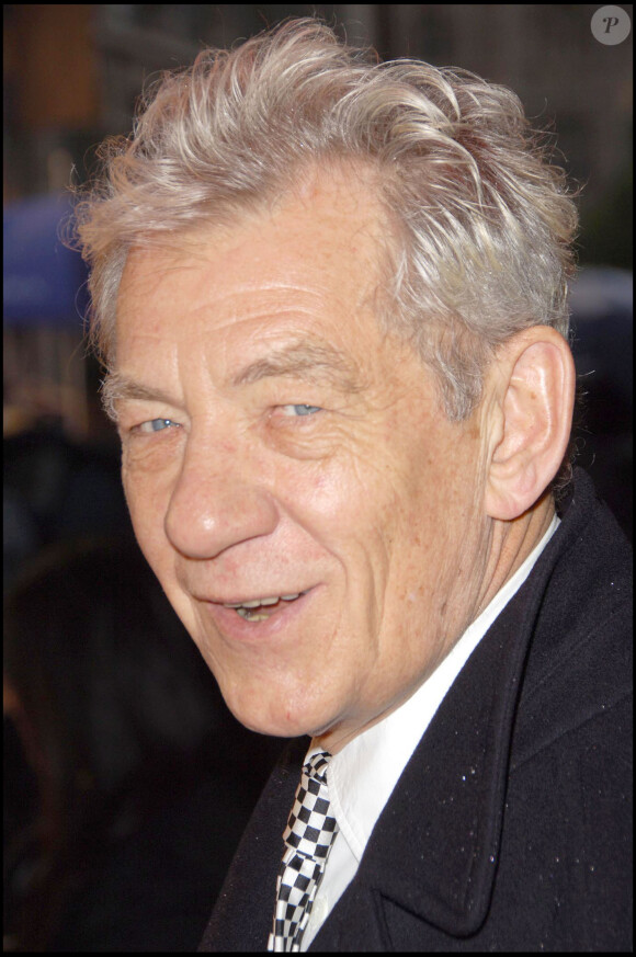 Ian McKellen à la première du film Speed Racer le 29 avril 2008, à Londres