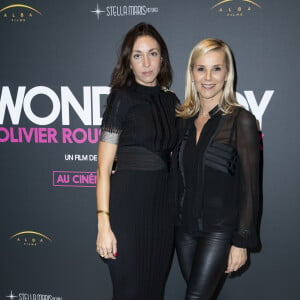 Anissa Bonnefont et Laurence Ferrari à la projection du film documentaire "Wonder Boy - Né Sous X" à l'Assemblée Nationale à Paris, le 27 novembre 2019. © Olivier Borde/Bestimage