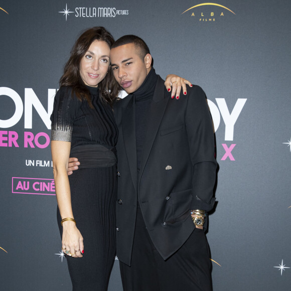 Olivier Rousteing et Anissa Bonnefont à la projection du film documentaire "Wonder Boy - Né Sous X" à l'Assemblée Nationale à Paris, le 27 novembre 2019. © Olivier Borde/Bestimage