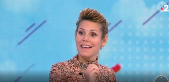 Laura Tenoudji dans "Télématin", le 26 novembre 2019, sur France 2