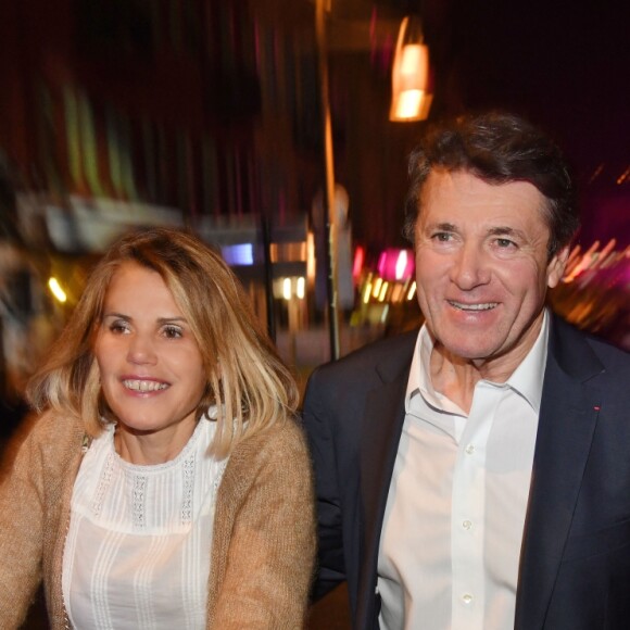 Exclusif - Christian Estrosi, le maire de Nice, sa femme Laura Tenoudji Estrosi et leur fille, Bianca, durant la Fête du Port de Nice 2019 le 8 juin 2019. © Bruno Bebert / Bestimage