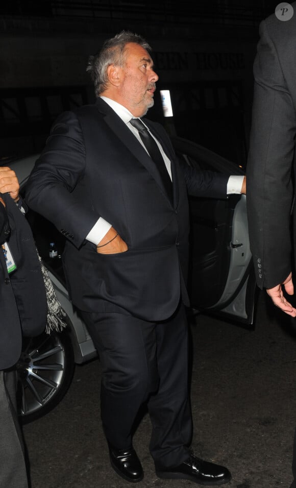 Luc Besson - Arrivée des people à l'after-party du film "Valérian et la Cité des milles planètes" à Londres, le 24 juillet 2017.