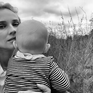 Diane Kruger a partagé une nouvelle photo de sa petite fille (11 mois), le 23 octobre 2019 sur Instagram.