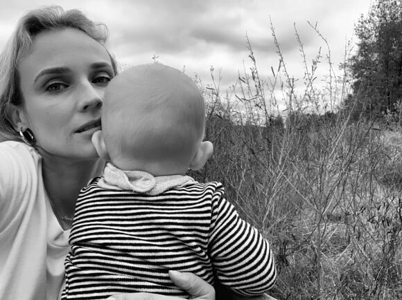 Diane Kruger a partagé une nouvelle photo de sa petite fille (11 mois), le 23 octobre 2019 sur Instagram.