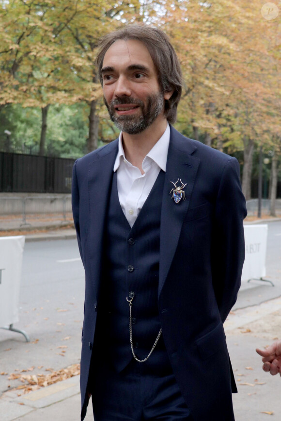 Cédric Villani - Arrivées et sorties des invités de l'émission "Vivement Dimanche" au studio Gabriel à Paris le 9 septembre 2019.