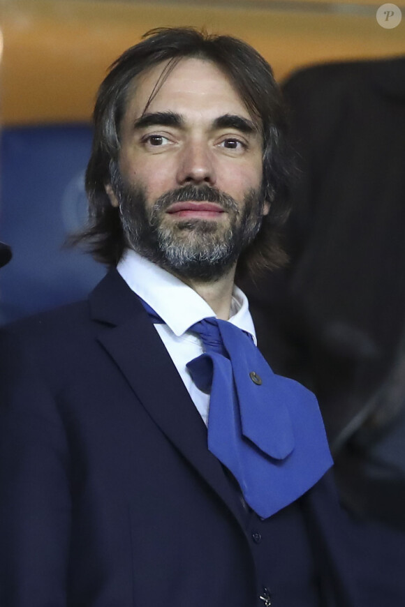 Cédric Villani dans les tribunes lors du match UEFA Ligue des Champions groupe A, opposant le Paris Saint-Germain (PSG) au Real Madrid au Parc des Princes à Paris, France, le 18 septembre 2019. Le PSG a gagné 3-0. © Gwendoline Le Goff/Panoramic/Bestimage