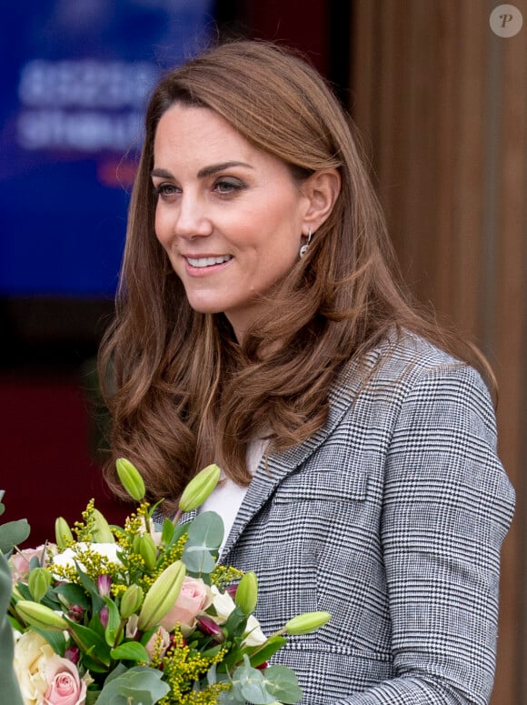 Catherine (Kate) Middleton, duchesse de Cambridge assiste à un évènement caritatif au Troubadour White City Theatre à Londres, le 12 novembre 2019. 12/11/2019 - Londres