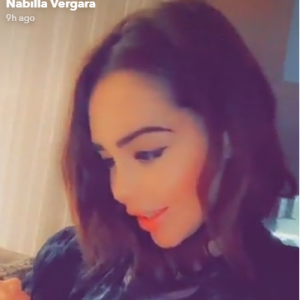 Nabilla avec son fils Milann sur Snapchat - 1er décembre 2019