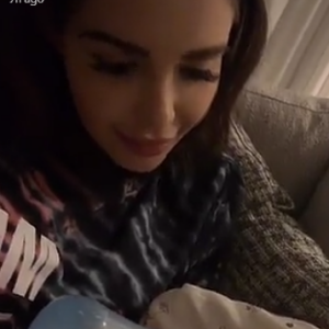 Nabilla avec son fils Milann sur Snapchat - 1er décembre 2019