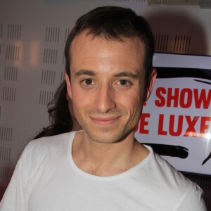 Exclusif - Hugo Clément lors de l'émission "Le Show de Luxe" sur la Radio Voltage à Paris. Le 6 mars 2019 © Philippe Baldini / Bestimage