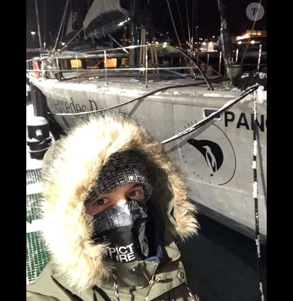 Hugo Clément fait route vers l'Arctique, sur Instagram le 2 décembre 2019.