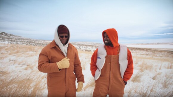 Kanye West et son père Ray West dans "Follow God". Novembre 2019.