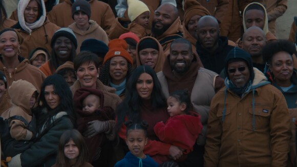 Kanye West et sa famille dans "Closed On Sunday". Novembre 2019.