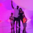 Kanye West, Kim Kardashian et leurs enfants North et Saint West au Japon. Août 2019.