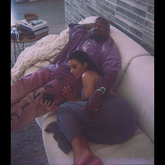 Kanye West et Kim Kardashian. Juin 2019.
