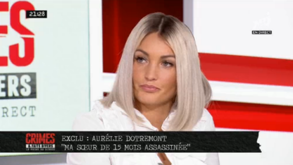 Aurélie Dotremont invitée dans "Crimes" sur NRJ 12 - lundi 2 décembre 2019