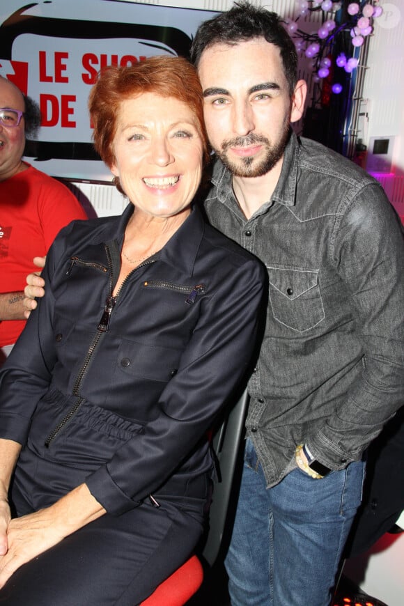 Exclusif - Véronique Genest, Jordan De Luxe - Véronique Genest participe à l'émission "Le show de Luxe" sur la radio Voltage à Paris le 8 octobre 2018. © Philippe Baldini/Bestimage