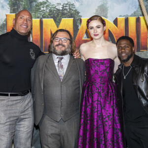 Dwayne Johnson, Jack Black, Karen Gillan et Kevin Hart - Avant-première du film "Jumanji, Next Level" au cinéma "Le Grand Rex" à Paris, le 3 décembre 2019. © Olivier Borde/Bestimage