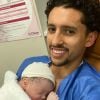 Marquinhos annonce la naissance de son fils Enrico sur Instagram le 7 décembre 2019.