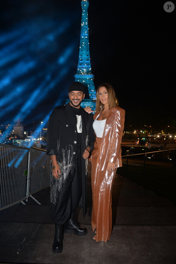 Exclusif - Slimane et Vitaa - Backstage du concert anniversaire des 130 ans de la Tour Eiffel à Paris, qui sera diffusé le 2 octobre 2019. © Perusseau-Veeren/ Bestimage