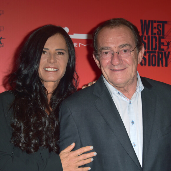 Jean-Pierre Pernaut et sa femme Nathalie Marquay - Soirée de gala de la comédie musicale "West Side Story" à la Seine Musicale à Boulogne-Billancourt le 16 octobre 2017. © Giancarlo Gorassini/Bestimage