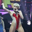 Miley Cyrus en concert à "MGM Grand Arena" à Las Vegas, le 1er mars 2014
