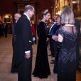 Kate Middleton, duchesse de Cambridge - La reine Elisabeth II d'Angleterre reçoit les membres du corps diplomatique à Buckingham Palace, le 11 décembre 2019.