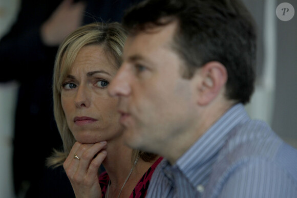 Kate et Gerry McCann font une conference de presse à Londres le 2 mai 2012.