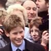 Le prince Harry à Sandringham pour la messe de Noël, en décembre 1998.