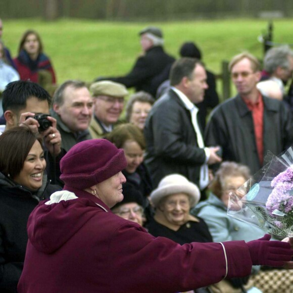 Le prince William à Sandringham pour la messe de Noël en 2001.