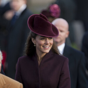 Kate Middleton à la messe de Noël à Sandringham en 2011.