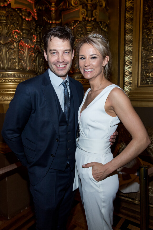 Exclusif - Elodie Gossuin-Lacherie et son mari Bertrand Lacherie - Avant-première de la nouvelle saison "Festival Pirates et Princesses" de Disneyland Paris au Palais Garnier à Paris, France, le 9 mars 2018. © Cyril Moreau/Bestimage