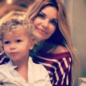 Ingrid Chauvin pose avec son fils Tom, sur Instagram, en septembre 2019.