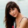Miss Languedoc-Roussillon, Lucie Caussanel, lors du voyage Miss France 2020, à Tahiti, en novembre 2019.