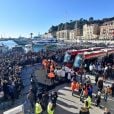 L'inauguration de la ligne 2 du tramway sur le quai Napoléon 1er, à Nice le 14 décembre 2019.  © Bruno Bebert / Bestimage