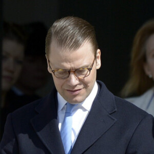 Sofia Hellqvist, la princesse Madeleine (enceinte), le prince Daniel, la princesse Victoria, la princesse Estelle, la reine Silvia - La famille royale suédoise assiste à la commémoration du 69ème anniversaire du roi Carl Gustav de Suède au palais royal à Stockholm, le 30 avril 2015.