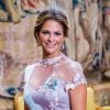 La princesse Madeleine de Suède - La famille royale de Suède au traditionnel dîner de la cérémonie des Prix Nobel à Stockholm le 11 décembre 2019.