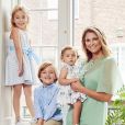 La princesse Madeleine de Suède et ses trois enfants, Leonore, Nicolas et Adrienne, sur Instagram, octobre 2019.