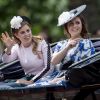 La princesse Eugenie d'York, la princesse Beatrice d'York - La parade Trooping the Colour 2019, célébrant le 93ème anniversaire de la reine Elisabeth II, au palais de Buckingham, Londres, le 8 juin 2019.