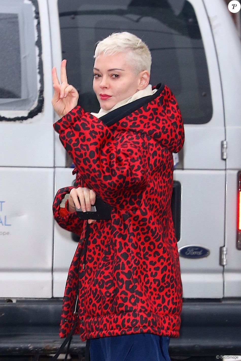 Rose McGowan se rend au Bowery Hotel à New York, le 2 avril 2019