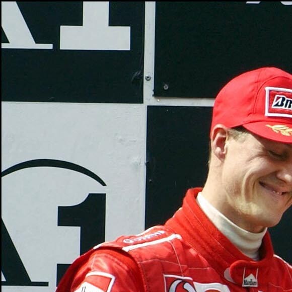 Rubens Barrichello et Michael Schumacher au Grand Prix d'Autriche à Spielberg. Le 13 mai 2002.